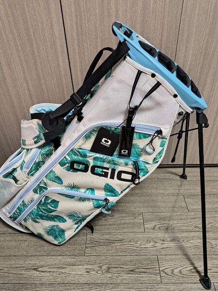 ★美品★人気のオジオ(OGIO) キャディバッグ WOODE HYBRID (スタンドタイプ 10型)カバー無しの為、お安く販売!