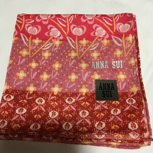 アナスイ ANNA SUI ハンカチ ブルーミング中西 未使用A