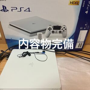 PS4 本体/箱付きコントローラー含め内容物完備CUH2000A 500GB PS4 ホワイト 初期化済み