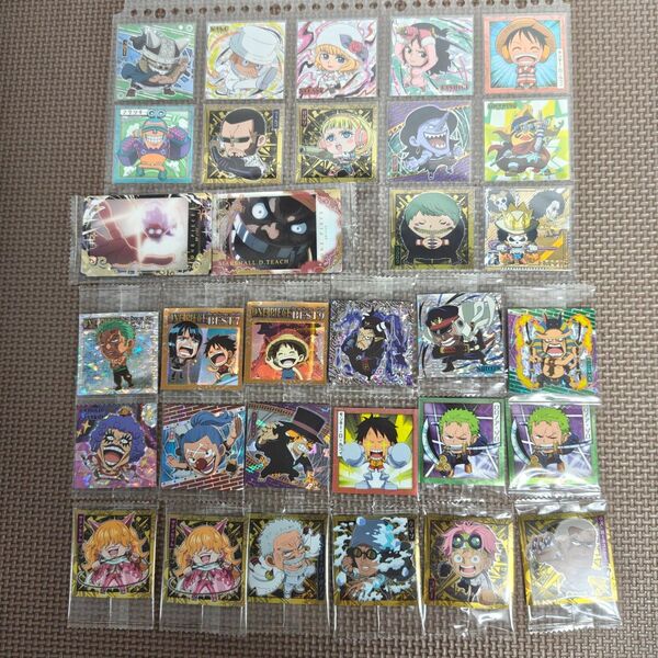 ONEPIECEウエハース ワンピース にふぉるめーしょん ステッカー ルフィ ゾロ ガープ ロビン フランキー ウソップ