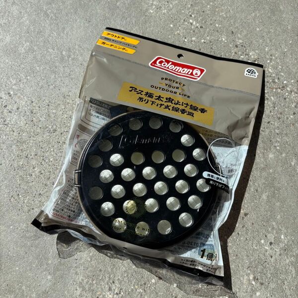 【新品】Colemanコールマン アース虫よけ 吊り下げ式線香皿140mm×1