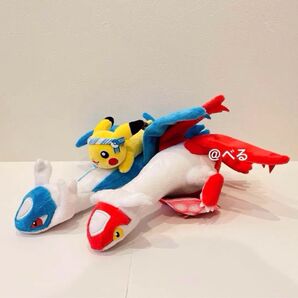 ポケモンセンターフクオカ ぬいぐるみ ラティアスラティオスピカチュウ