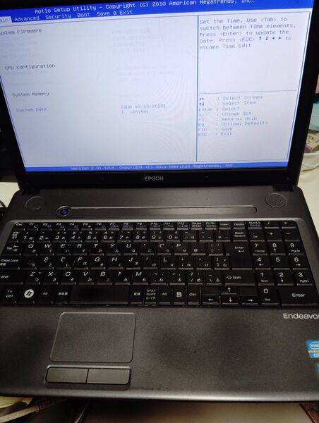 EPSONノートパソコンNJ5500E