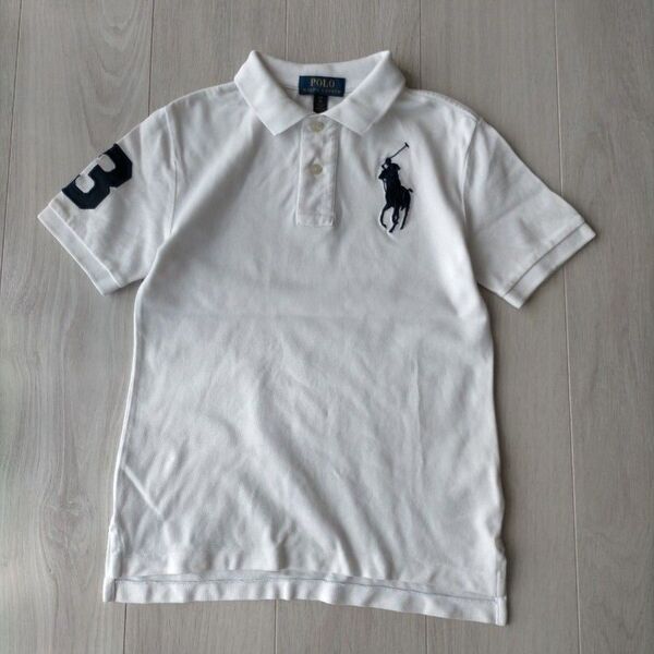 Polo Ralph Lauren ビッグポニー 白 ポロシャツ サイズ8