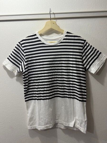 NIKE NSW FRAGMENT ボーダー Tシャツ M 白×黒 藤原ヒロシ ナイキ NSW GOODENOUGH
