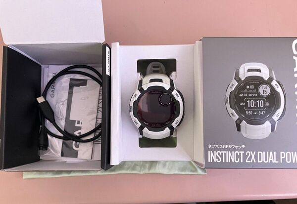 GARMIN Instinct 2X Dual Power ホワイト