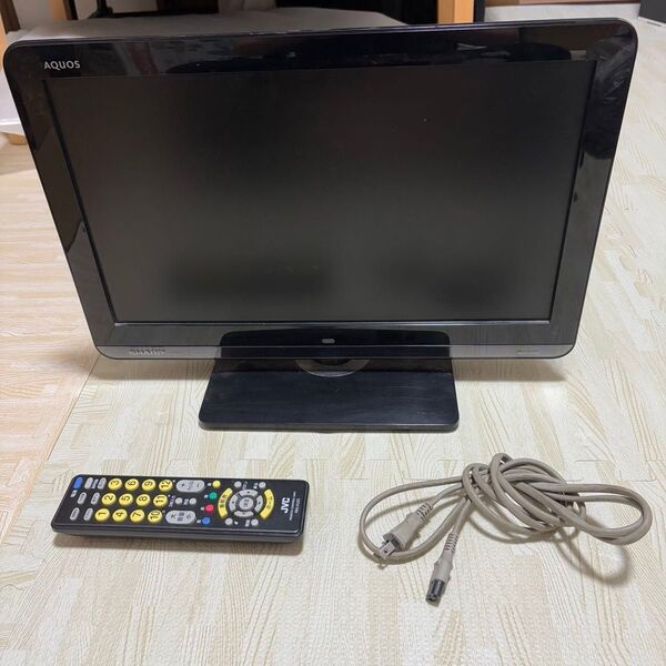 SHARP LC-19K3 19インチ 液晶テレビ リモコン付き 2010年製 ジャンク