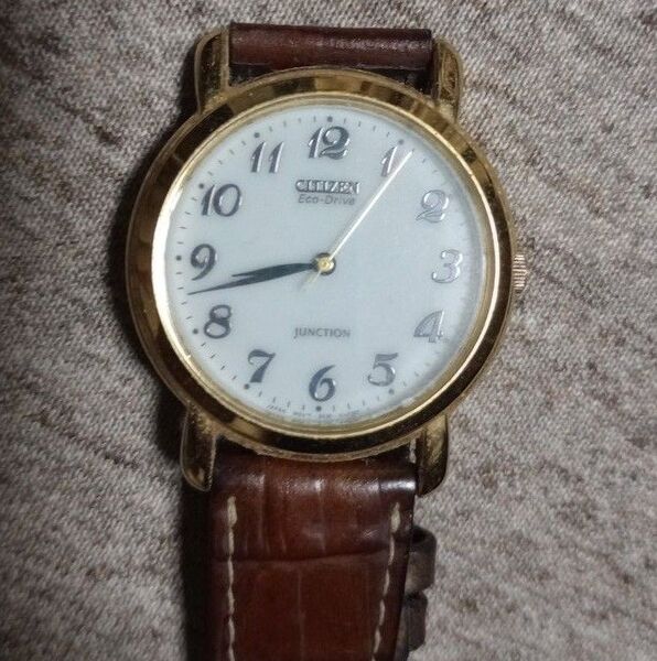 CITIZEN 腕時計 JUNCTION Eco-Drive ゴールド ホワイト