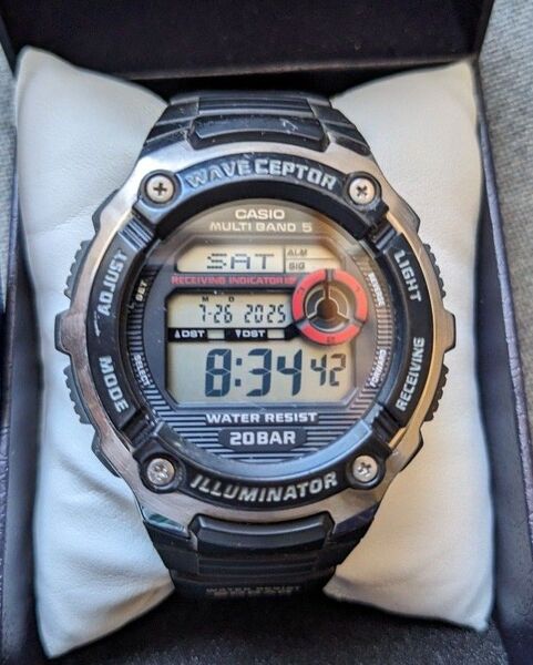 CASIO カシオウェ―ブセプター電波腕時計WV-M200