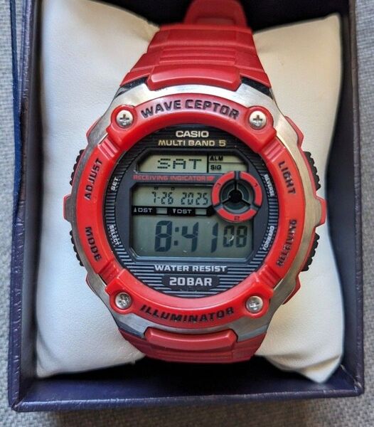 CASIO カシオウェ―ブセプター電波腕時計WV-M200