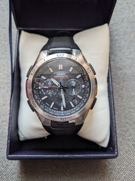 CASIO カシオウェ―ブセプター電波ソ―ラ―クロノグラフWVQ-M410