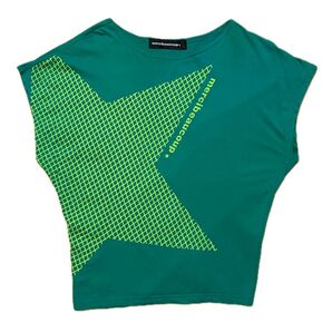 美品 メルシーボークー カットソー グリーン