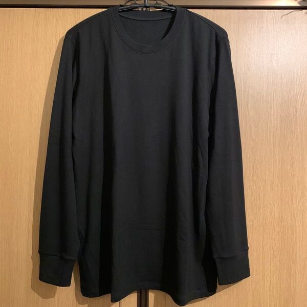 送料無料◆試着のみ新品 UNIQLO 超極暖ヒートテック ウルトラウォームクルーネックT 長袖◆ユニクロ オフホワイト メンズXL