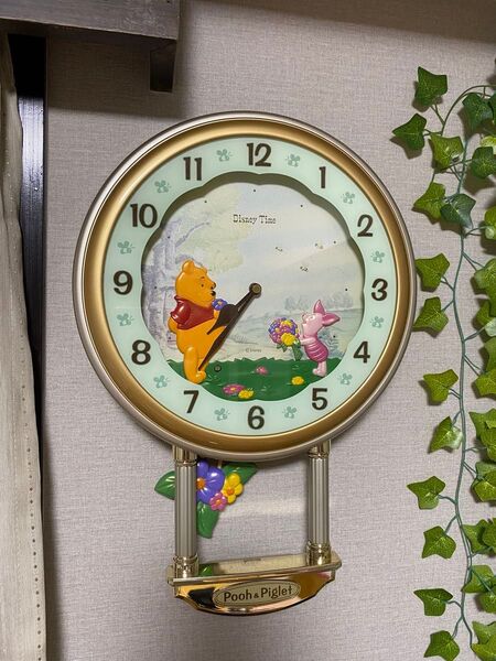 SEIKO セイコー 壁掛け時計 DisneyTime ディズニータイム ディズニー くまのプーさん 振り子 アナログ時計