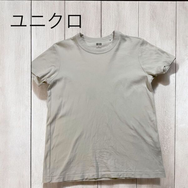 UNIQLO ユニクロ 半袖 Tシャツ 白 M コットンクルーネック