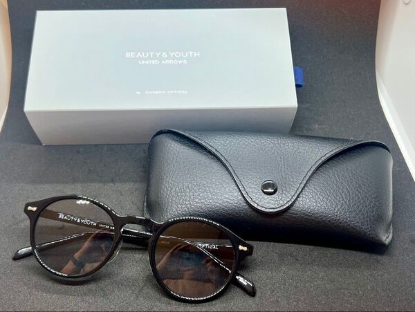 BEAUTY&YOUTH × 金子眼鏡 Monica サングラス ブルーレンズ KANEKO OPTICAL
