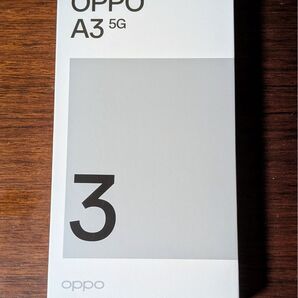 ☆★新品未開封★☆ OPPO A3 5G ブラック 国内版SIMフリー 4GB RAM/ 128GB ROM DSDV対応