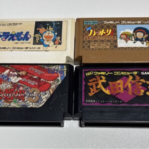 ファミコン カセット 4個セット ドラえもん ハットリくん 他