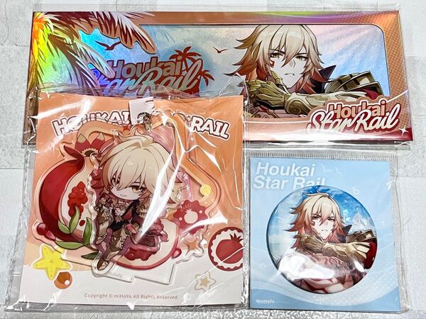 崩壊スターレイル モーディス ポップアップ先行販売品 アクスタ 缶バッジ ホログラムチケット カード