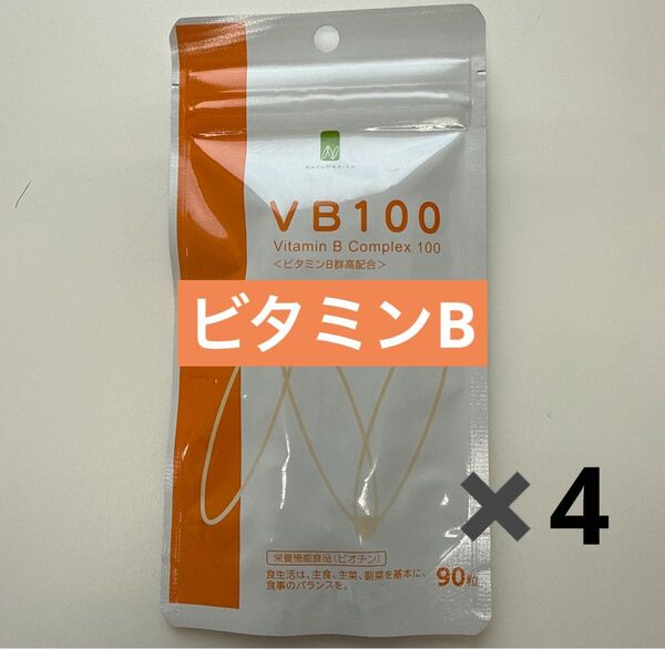 NATUMEDICA VB100 90粒×4袋 ビタミンB