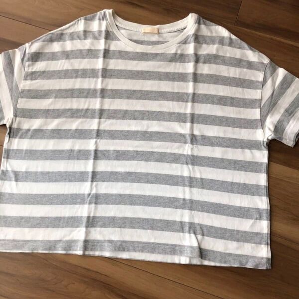 アースミュージックアンドエコロジー グリーンパークス Tシャツ ボーダー F