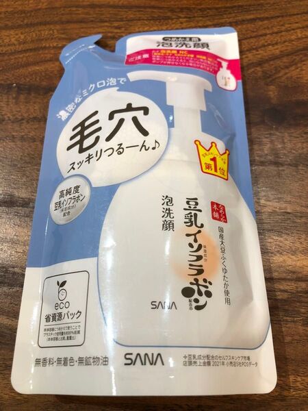 なめらか本舗 泡洗顔 豆乳イソフラボン サナ つめかえ用