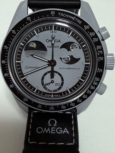超レア OMEGA×Swatch 中古 オメガ スウォッチ 腕時計 Mission to Earth Phase おまけ付き