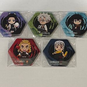 鬼滅の刃 トレーディング六角形和柄缶バッジ Vol.2