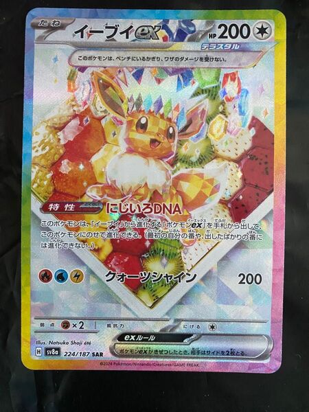 ポケモンカード テラスタルフェスex イーブイex SAR ケーキイーブイ