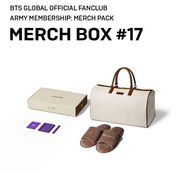 BTS MERCH BOX #17 テテ V Layover 新品未開封