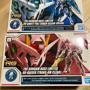 RG ダブルオークアンタ フルセイバー クリア ダブルオーライザー トランザムクリア プラモデル ガンプラ