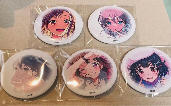 信澤収イラスト展 バンドリ Poppin’Party 戸山香澄 缶バッジ