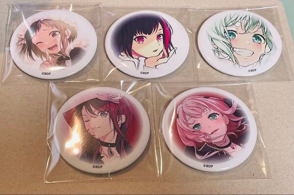 信澤収イラスト展 バンドリ 缶バッジ BanG Dream! Afterglow 5種