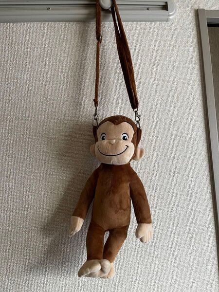 おさるのジョージ ぬいぐるみショルダーバッグ ポーチ グッズ