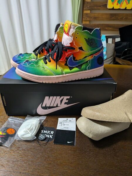 J Balvin × Nike Air Jordan 1 High OG "Rainbow"