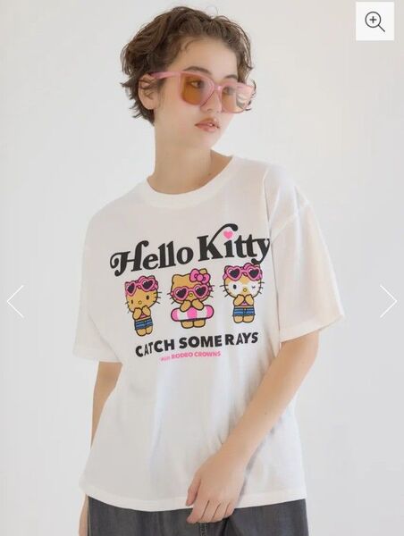 サンリオコラボ 日焼けキティ バカンスキティちゃんTシャツ