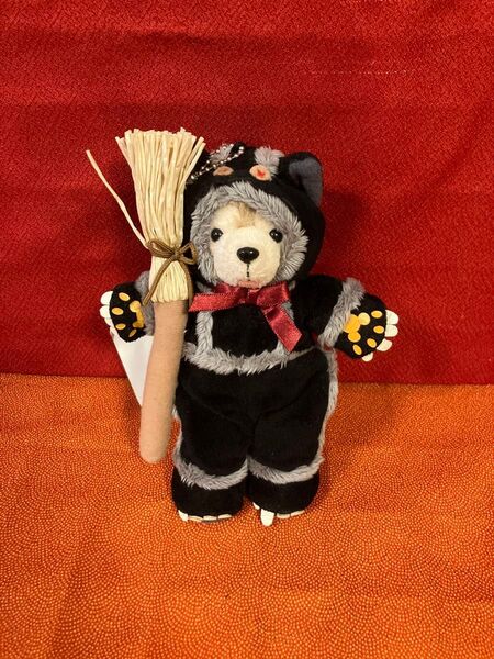 ディズニー ダッフィー ぬいぐるみバッジ ぬいば ハロウィン 2009 黒猫 TDS
