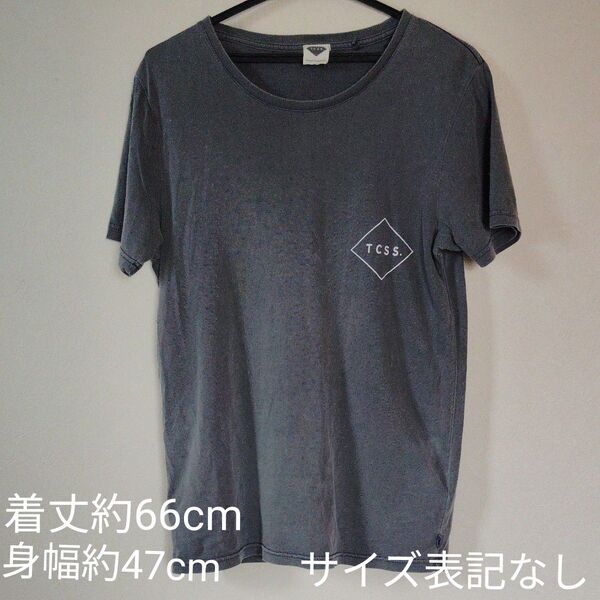 【USED品】☆普段使いに最適☆レディース 半袖シャツ Tシャツ グレー系 古着