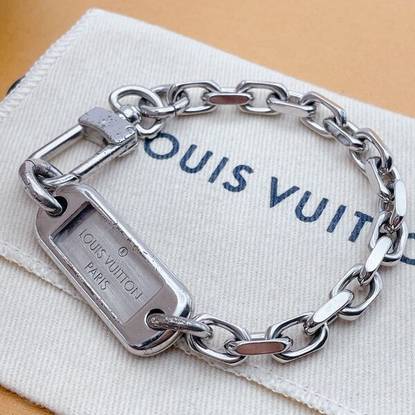 LOUIS VUITTON ブレスレット ブラスレ チェーン プレート タグ ☆Yahoo!フリマ出品☆