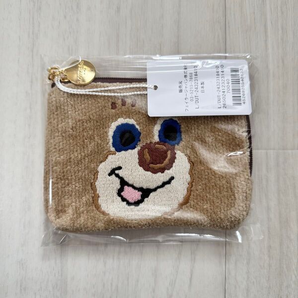 【 LOVERARY BY FEILER 】ドアップテディ L字ポーチ