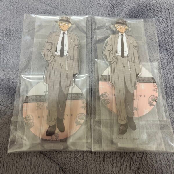 名探偵コナン 安室透 降谷零 SEGAラッキーくじ セガ アクスタ アクリルスタンド vintage look