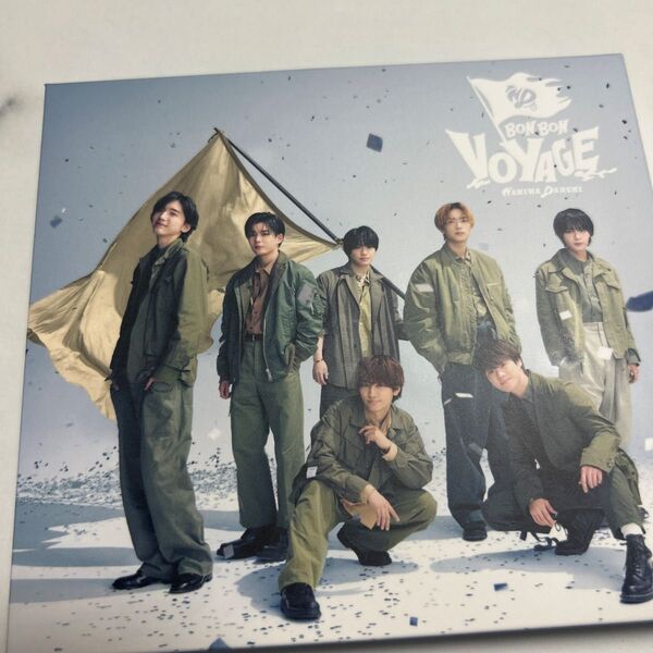 初回盤1 三方背デジパック 60P歌詞フォトブック なにわ男子 CD+DVD/BON BON VOYAGE 25/7/2発売