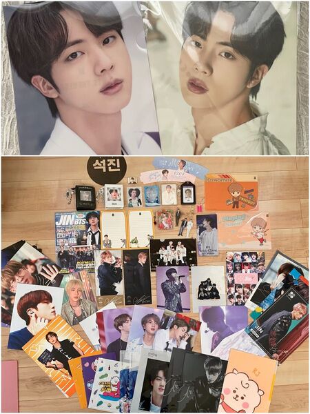 BTS JIN ジン 公式グッズ アクスタ トレカファイル 雑誌 クリアファイル など