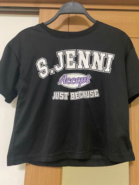 S.JENNI 半袖Tシャツ&パンツ 巾着 3点セット 140 黒 ロゴ プリント