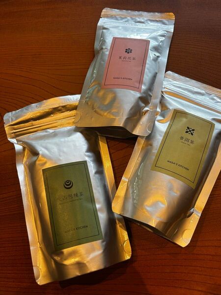 マサズキッチン MASA'S KITCHEN お茶3点セット 文山包種茶、茉莉花茶、普茶