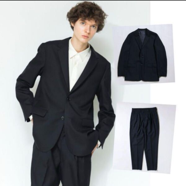 【MBアイテム】MBハイエンド尾州ウールジャケット&スラックス セットアップSサイズ