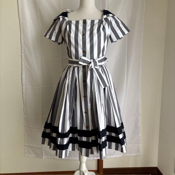 vivienne westwood ストライプワンピース新品未使用