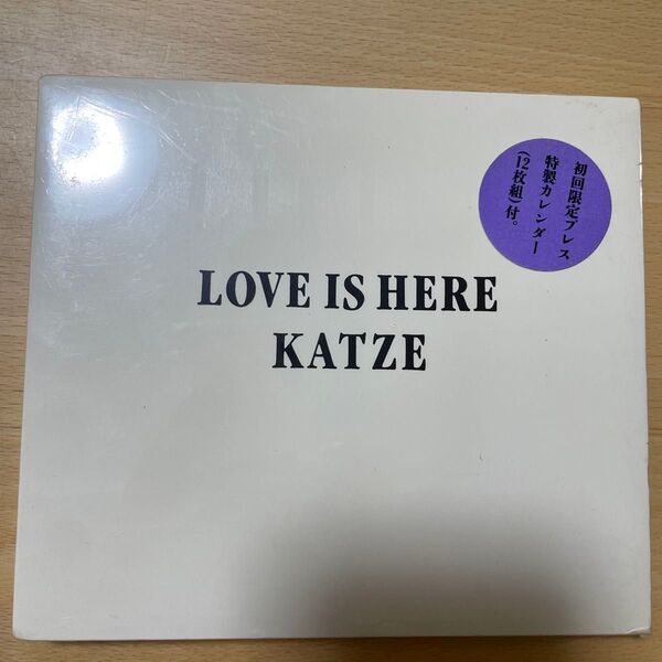 KATZE / LOVE IS HERE 初回限定盤