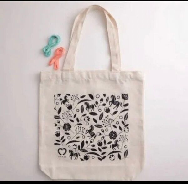 Hanako 2022年1月号付録 エコバッグ&刺繍糸セット