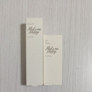新品 CANMAKE キャンメイク メイクミーハッピー コットン ボディミスト&オードトワレ セット